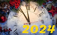 С наступающими новогодними праздниками 2024!